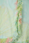 1960s Pastel Silk Chiffon Shift Dress