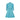 ARCHIVE - 1960s Silk Faille Turquoise A Line Dress Suit with Jacket