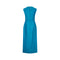 1960s Tony Armstrong Raw Silk Turquoise Dress