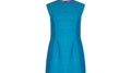 1960s Tony Armstrong Raw Silk Turquoise Dress