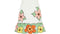 1960s White Linen Mod Dress with Large Floral Appliques