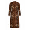 1960s Adele Simpson Custom Made Faux Cowhide Cowgirl Dress