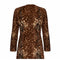 1960s Adele Simpson Custom Made Faux Cowhide Cowgirl Dress