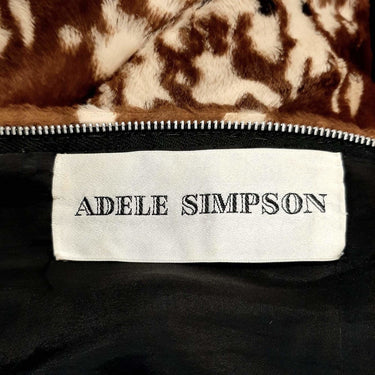 ARCHIVE - 1960s Adele Simpson Custom Made Faux Cowhide Cowgirl Dress