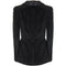 1960s Biba Early Woven Label Black Velvet and Sequin Lapel Jacket