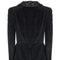 1960s Biba Early Woven Label Black Velvet and Sequin Lapel Jacket