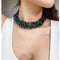 1960s Christian Dior Glass Beaded Choker Necklace