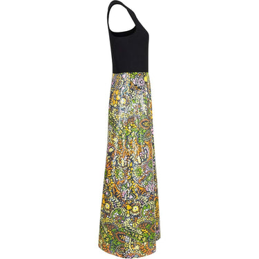 ARCHIVE: 1960s D. Molho Demi Couture Evening Gown With A-Line Sequinned Skirt