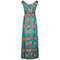1960s Floral and Sequin Evening Dress