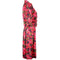 1960s French Couture Floral Satin Print Dress Suit