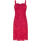 1960s French Couture Red Wool Applique Dress Suit