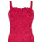 1960s French Couture Red Wool Applique Dress Suit