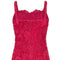 1960s French Couture Red Wool Applique Dress Suit