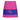 1960s French Crepe Pink & Purple Trapeze Dress