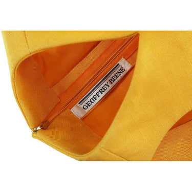 ARCHIVE - 1960s Geoffrey Beene Mustard Yellow Linen Mod Dress