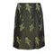 1960s Green Floral Metallic Brocade Dress