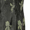 1960s Green Floral Metallic Brocade Dress