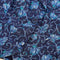 1960s Hardy Amies Blue Floral Silk Skirt Suit