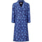 1960s Hardy Amies Blue Floral Silk Skirt Suit
