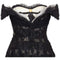 1960s Hardy Amies Couture Silk Organza Dress with Hand Made Net Flowers