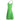 ARCHIVE: 1960s Harrods Emerald Green Lingerie Slip With Lace Windows