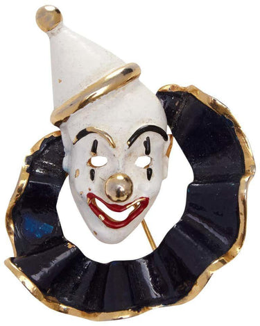 1960s Hattie Carnegie Clown Brooch
