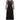1960s Helena Barbieri Black Silk Chiffon Dress