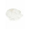 1960s Italian White Raffia Bridal Cap With Floral Design