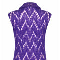 1960s Jo Giovanni Italian Boutique Purple Knit Dress