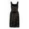 1960s John Cavanagh Black Lace and Velvet Couture Cocktail Dress