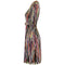 1960s Klevenhands Couture Woven Wool Dress With Matching Belt