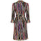 1960s Klevenhands Couture Woven Wool Dress With Matching Belt