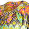 1960s Lachasse Bee Pattern Silk Dress