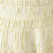 1960s Lemon Yellow Tiered Pleated Spaghetti Strap Dress