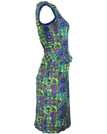 1960s Linen Worth Dress