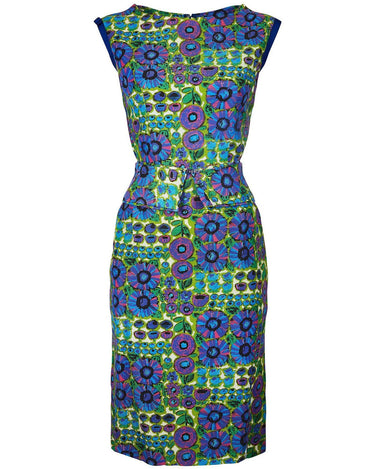 1960s Linen Worth Dress