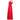 ARCHIVE - 1960s Mardi Gras By Levino Verna Red Silk Chiffon Empire Line Gown