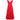 1960s Mardi Gras By Levino Verna Red Silk Chiffon Empire Line Gown