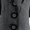 1960s Mr Blackwell Black Linen and Silk Blend Coat Dress