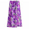 1960s or 1970s Purple Floral Skirt Set