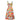 1960s Orange and Yellow Rose Print Cotton Dress