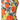 1960s Orange and Yellow Rose Print Cotton Dress