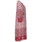 1960s Original Boho Paisley Print Indian Block Work Dress