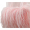 1960s Pale Pink Chiffon Peignoir Gown With Feather Trim