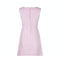 1960s Pink and White Dog Tooth Dress