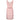 1960s Pink Georgette Sequin Beaded and Lace Dress