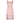 1960s Pink Georgette Sequin Beaded and Lace Dress