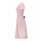 1960s Pink Princess Seam Cut Formal Dress