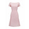 1960s Pink Princess Seam Cut Formal Dress
