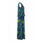 1960s Psychedelic Paisley Print Velvet Maxi Skirt and Top Ensemble